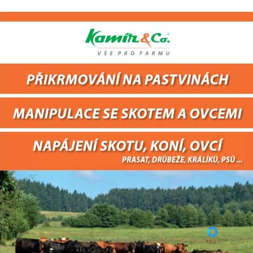Prospekt Přikrmování na pastvinách, manipulace se skotem, napájení