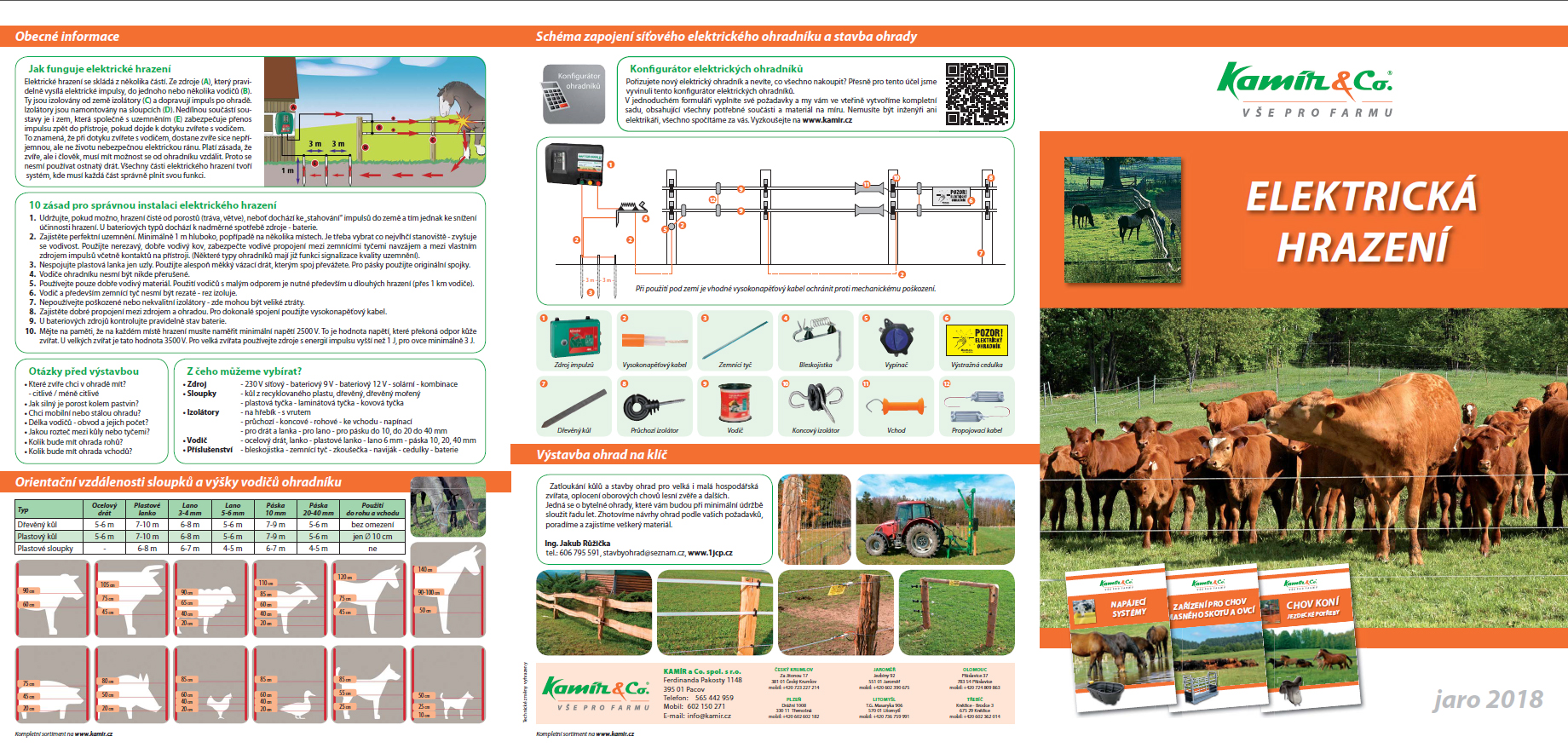 Prospekt elektrická hrazení 2018