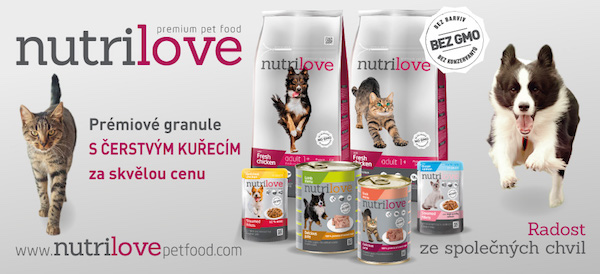 Prémiové krmivo pro psy a kočky NUTRLIOVE v nabídce našeho e-shopu!