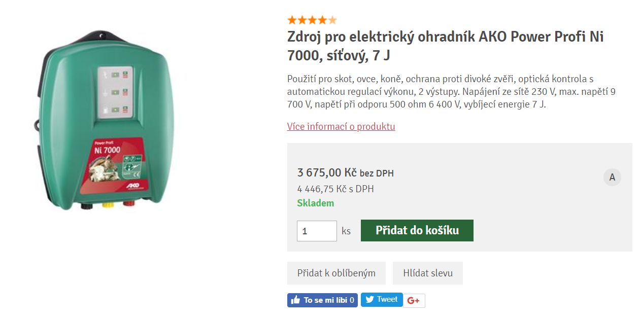 Karta produktu