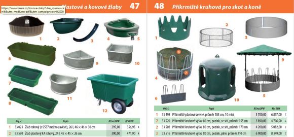 Ceník chovatelských potřeb 2020