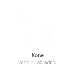 Koně - přepasení menších ploch mobilním ohradníkem