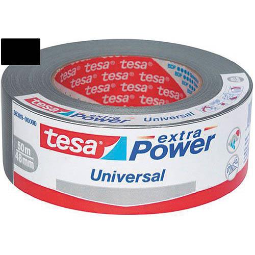 Páska textilní TESA Extra Power 50 mm x 25 m, stříbrná