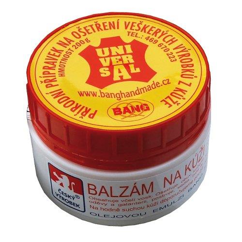 Balzám na kůži BANG se včelím voskem + houbička - 200 gr