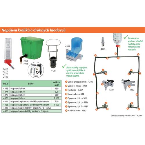 Napáječka pro králíky - univerzální