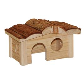 Dřevěný domeček pro křečka, 20×14×12 cm