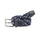 Dětský pletený pásek USG Casual - modro-šedý, 60 cm