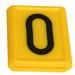 Číslo na opasek GEA, výška znaku 40 mm - číslice 0-9 - 0 Číslo na opasek GEA, výška znaku 40 mm - číslice 0-9