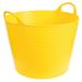 Plastový kbelík FLEXI, 42 - 45 l - zelená - žlutá Plastový kbelík FLEXI, 42 - 45 l