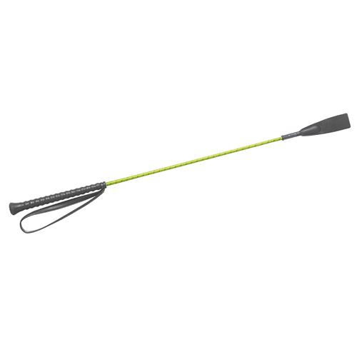 Skokový nylonový bič Fleck, černý/barevný - černý-60 cm