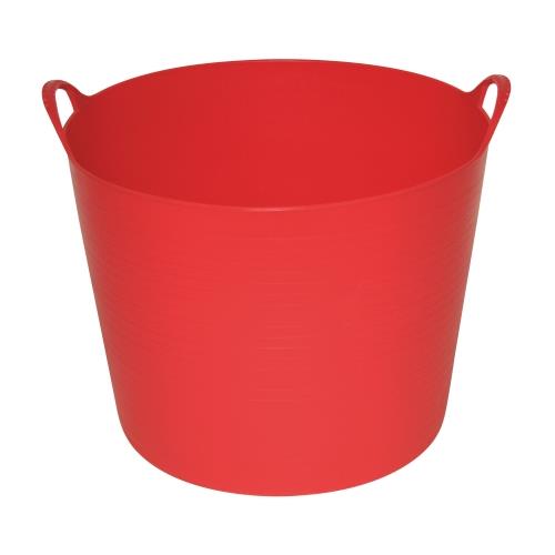 Plastový kbelík FLEXI, 26 - 28 l - červená Plastový kbelík FLEXI, 26 - 28 l