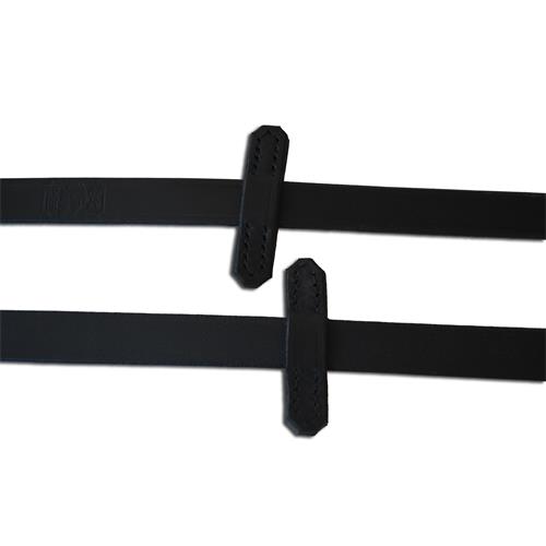 Plátěné otěže, ručně šité, 2,5 cm - černé Otěže plátěné, ručně šité, černé, 2,5cm