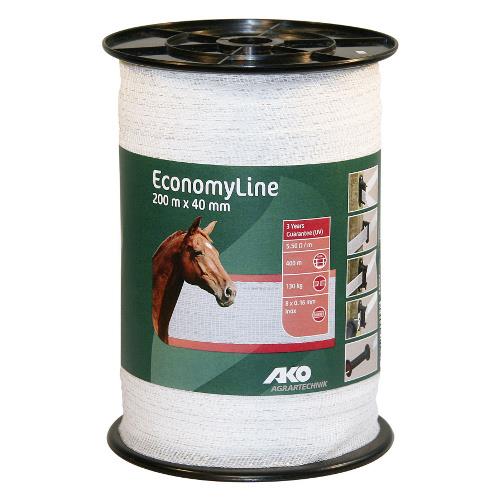 Polyetylenová páska pro elektrické ohradníky EconomyLine 40 mm Polyetylenová páska pro elektrické ohradníky EconomyLine 40 mm