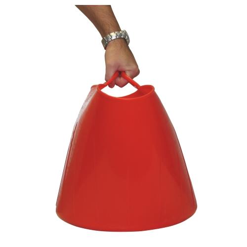 Plastový kbelík FLEXI, 42 - 45 l - červená Plastový kbelík FLEXI, 42 - 45 l