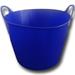Plastový kbelík FLEXI, 42 - 45 l - tmavě modrá Plastový kbelík FLEXI, 42 - 45 l