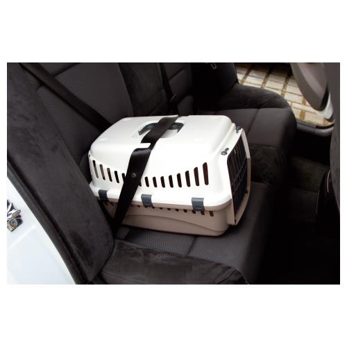 Transportní box pro psy a kočky Expedion, 45×30×30 cm - zelená/tmavě šedá Přepravní box pro psy a kočky Expedion