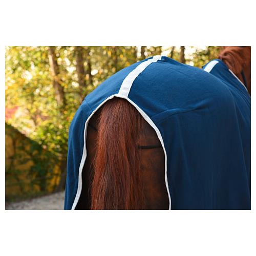 Odpocovací deka Kerbl Economic, modrá s šedým lemem - modrá, vel. 145cm Deka odpoc. Rugbe Economic, modrá, vel. 145cm