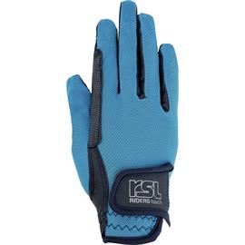 Jezdecké rukavice USG Malibu, modro-tyrkysové