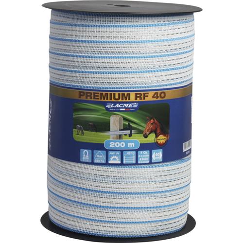Polyetylenová páska pro elektrické ohradníky PREMIUM RF 40 mm Polyetylenová páska pro elektrické ohradníky PREMIUM RF 40 mm
