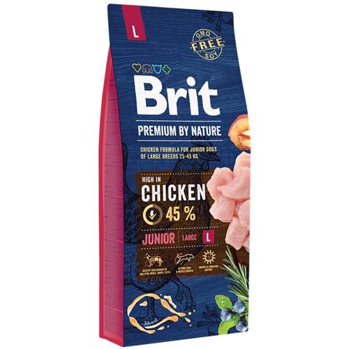 Brit Premium by Nature Junior L - 15 kg Granule Brit pes by Nature, Junior L, 15 kg