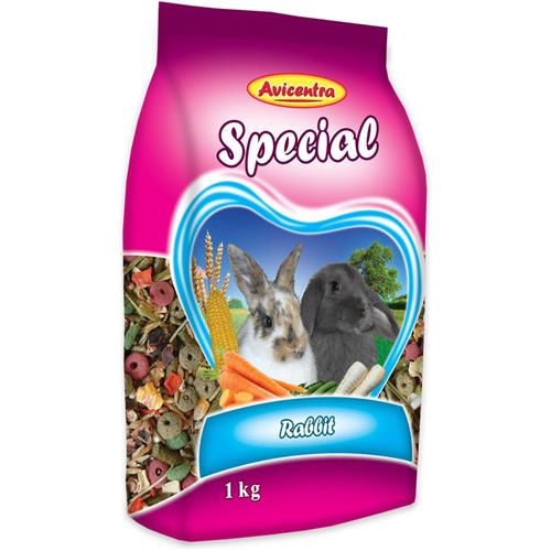 Krmivo pro králíky Avicentra Special, 1 kg Krmivo pro králíky Avicentra, Speciál, 1 kg