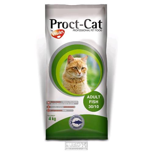 Granule pro kočky PROCT-CAT Adult FISH, 4kg Granule PROCT-CAT Adult FISH, 4kg