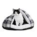Pelíšek pro kočky Milky, černo-bílá, 50×40×30 cm Pelíšek pro kočkum Milky, černo-bílá, 50 x 40 x 30 cm