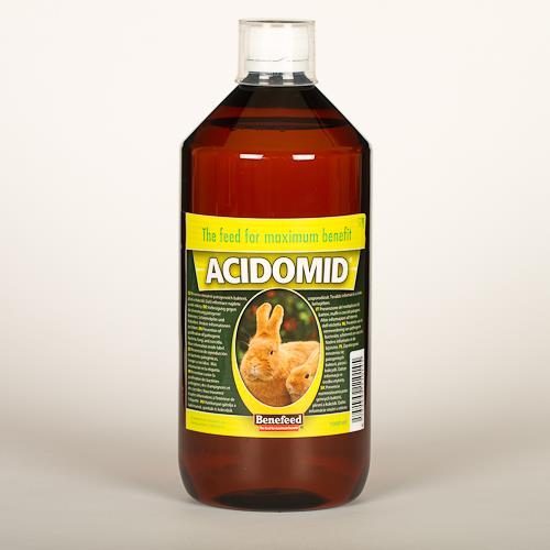 Acidomid K pro králíky Benefeed, 1 l Acidomid K pro králíky, Mikrop, 1 l