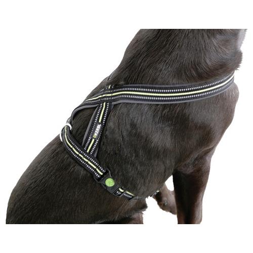 Postroj pro psy reflexní, černý - 40 - 60 cm Postroj pro psy reflexní, černým 40-60 cm
