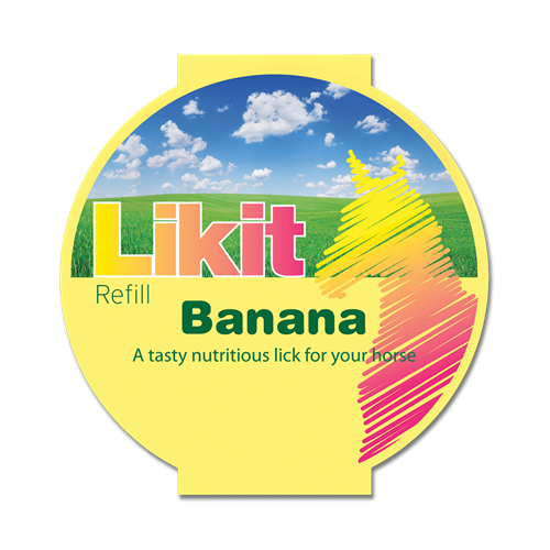 Liz pro koně Likit, náhradní náplň, 650 gr - banán Liz pro koně LIKIT, náhradní náplň, banán, 650 g