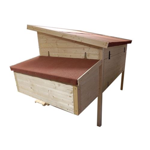 Zateplený kurník pro 10 - 12 slepic 182 x 137 x 105 cm Zateplený kurník pro slepice 182 x 137 x 105 cm