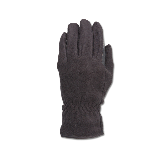 Fleesové rukavice ELT, černé - vel. XS