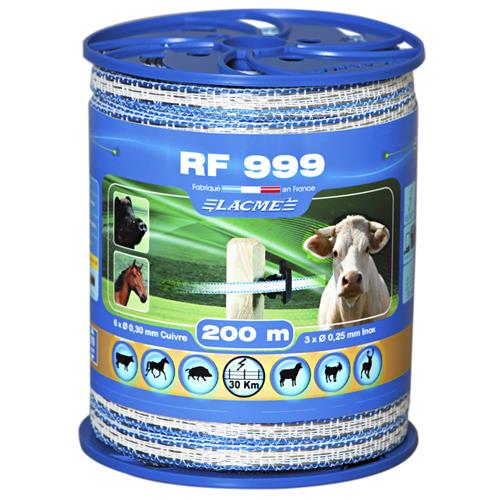 Polyetylenová páska pro elektrické ohradníky PREMIUM RF 9, 9 mm Polyetylenová páska pro elektrické ohradníky PREMIUM RF 9, 9 mm