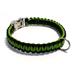Paracord obojek pro psy, zelený - 40 cm Paracord barva zelený zelený střed.