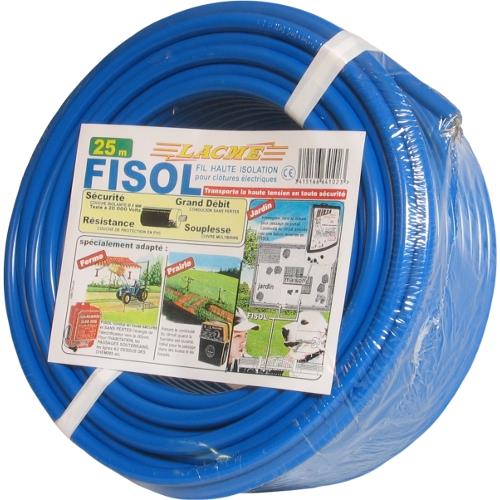 Vysokonapěťový kabel FISOL pro elektrické ohradníky - dvojitá izolace - 25 m Vysokonapěťový kabel pro elektrické ohradníky FISOL - dvojitá izolace, 25 m