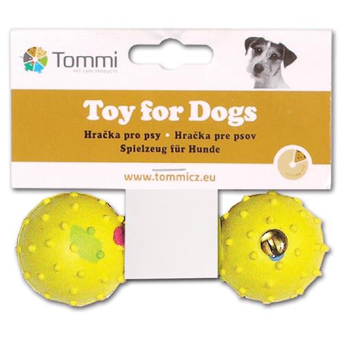 Gumová hračka pro psy činka, mix barev, 11,5 cm Gumová hračka pro psy činka, mix barev, 11,5 cm
