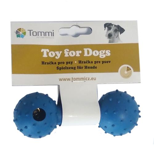 Gumová hračka pro psy činka, mix barev, 11,5 cm Gumová hračka pro psy činka, mix barev, 11,5 cm