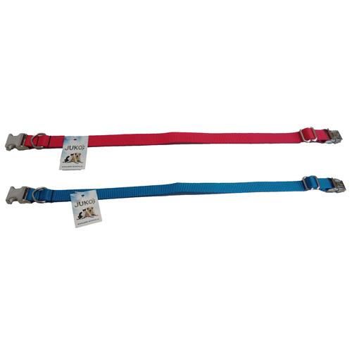 Nylonový obojek pro psy s kovovou sponou, mix barev, 24 - 40 cm Nylonový obojek pro psy s kovovou sponou, mix barev, 24 - 40 cm