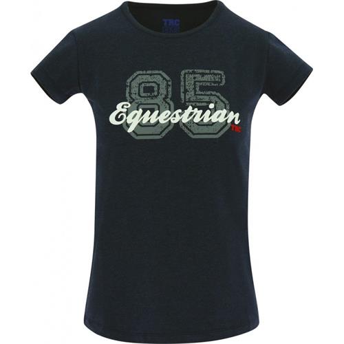 Dětské triko Equitheme TRC 85 - antracit, 10 let Triko dětské EKKIA TRC 85, antracit, 10 let