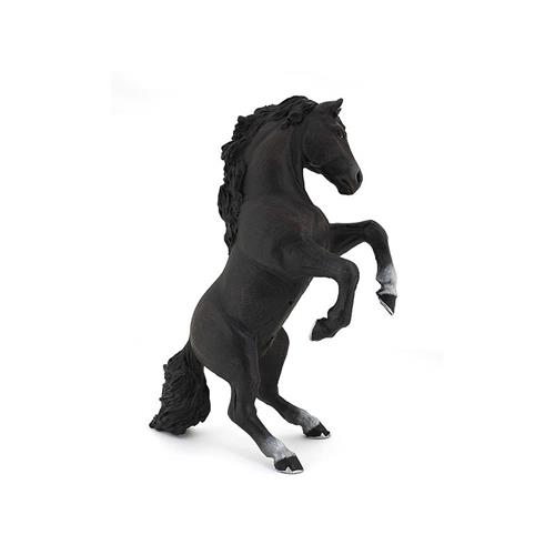 Plastový koník Papo - vzpínající se, černý Koník plastový Papo, vzpínající se, černý