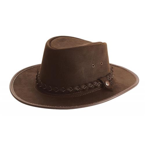 Kožený klobouk Ekkia Pac Bac - vel. M Klobouk Ekkia Randol´s Oiled, hnědý, vel. M