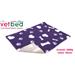 Podložka Vetbed, 2000 g, vlas 30 mm, 75 x 50 cm - Motivy fialová Vetbed protiskluz/Drybed fialová motivy 75 x 50 cm, vlas 30 mm.