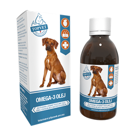 Omega 3 olej Topvet, 200 ml