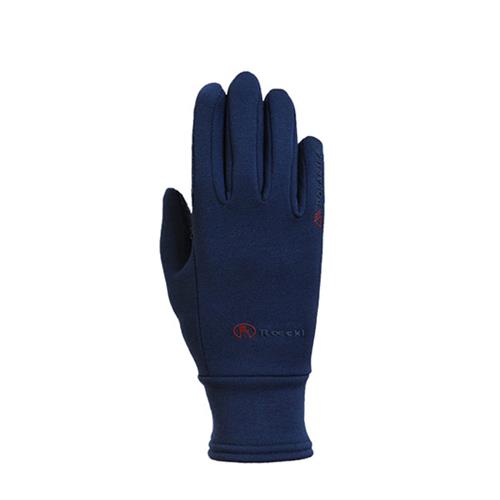 Zimní dětské rukavice Roeckl Warwick Junior, modré - modré, vel. 4 Rukavice zimní Roeckl WARWICK Junior, modré, 4