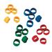 Spirálové rozlišovací kroužky na slepice Contro 25 mm - zelené Kroužky spirálové pro drůbež 25mm