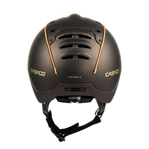 Jezdecká bezpečnostní přilba Casco Mistrall 2 - hnědá, vel. L (58-60) Přilba jezdecká CASCO, MISTRALL 2, hnědá, L 58-60