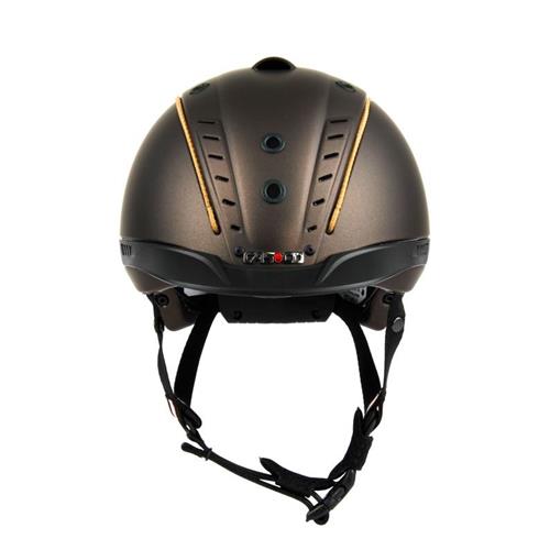 Jezdecká bezpečnostní přilba Casco Mistrall 2 - hnědá, vel. L (58-60) Přilba jezdecká CASCO, MISTRALL 2, hnědá, L 58-60