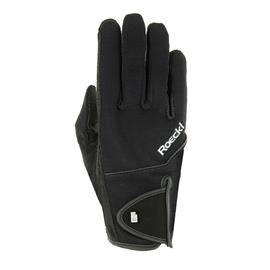 Jezdecké rukavice Roeckl Unisex Milano, černé