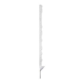 Tyčka pro elektrický ohradník AKO TITAN plus, plast bílý, 8 úchytů, 90 cm