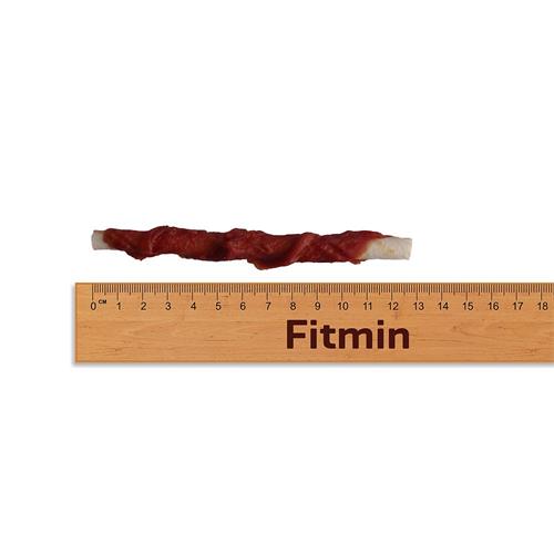 Fitmin For Life Kachní maso na buvolí kosti pochoutka pro psy, 200 g Pamlsek pro psy Kachní maso na buvolí kosti, 200g - detail velikosti.